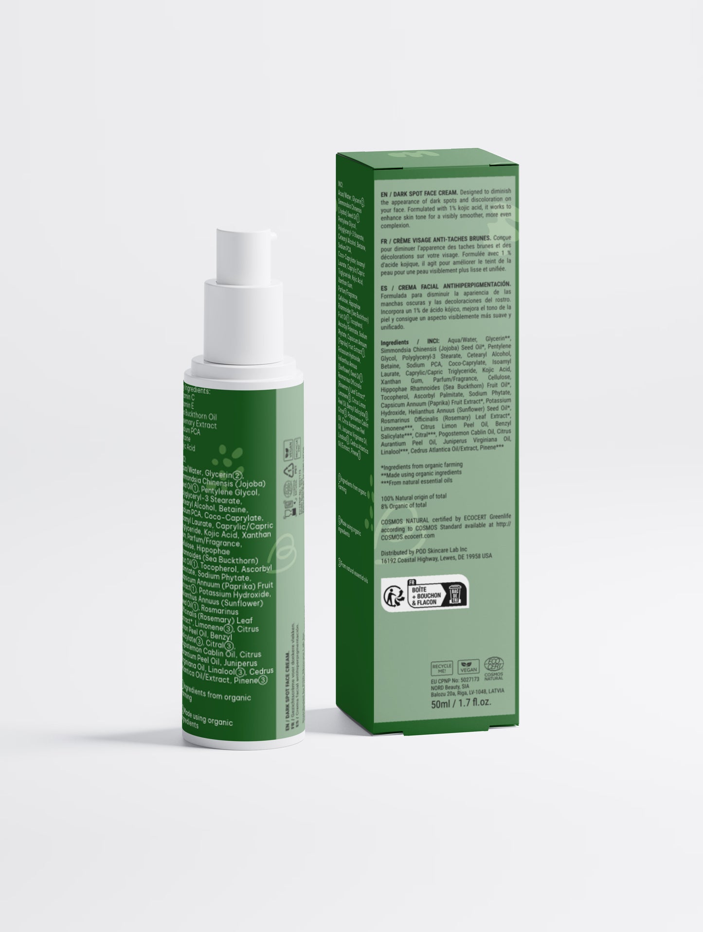 Dark Spot Face Cream with Kojic Acid