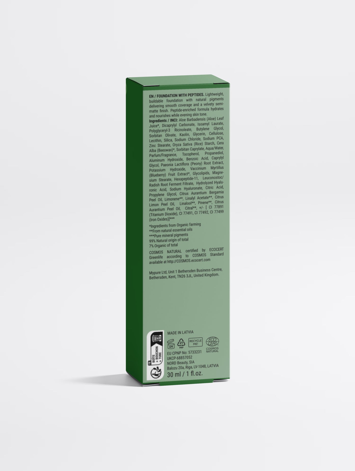 Foundation with Peptides, 25 Medium Warm