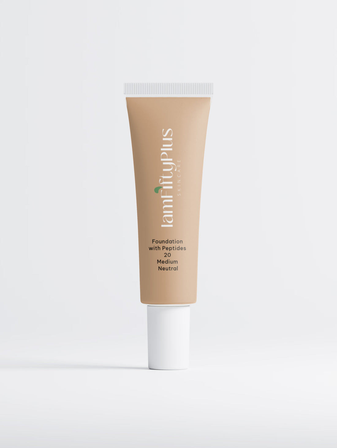 Foundation with Peptides in 20 Medium Neutral, formulated for mature skin